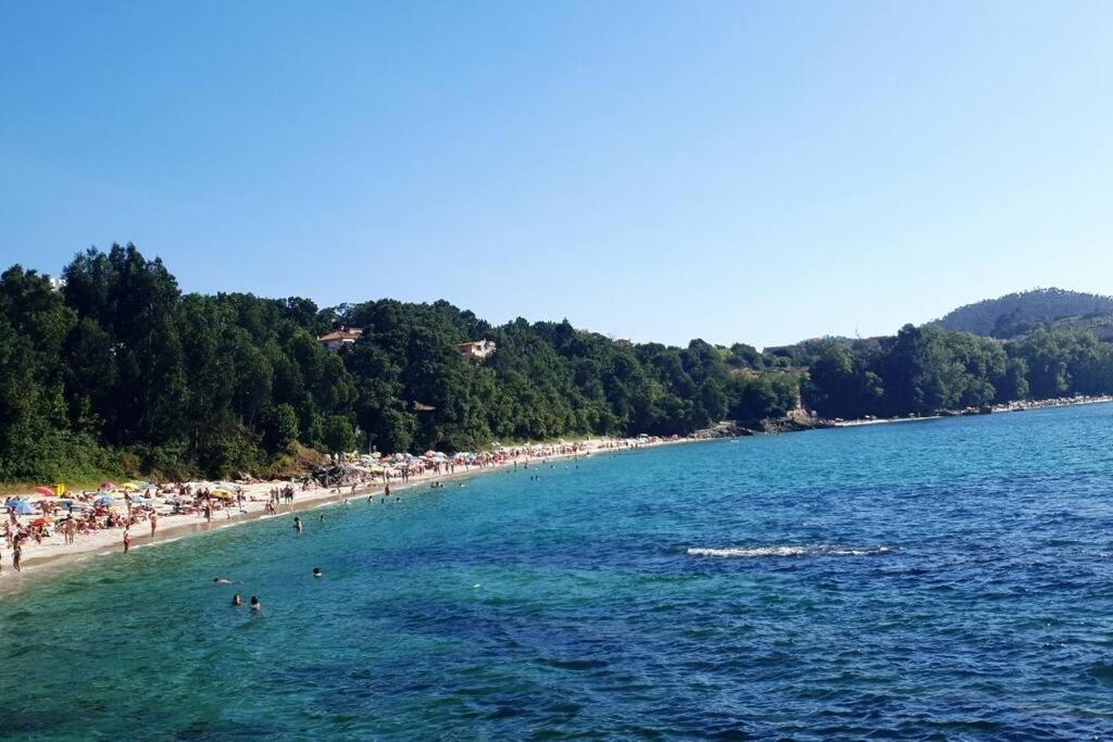 Ferienwohnung Piso Vistas Al Mar 2. Playa Aguete. Rias Baixas Marín Exterior foto